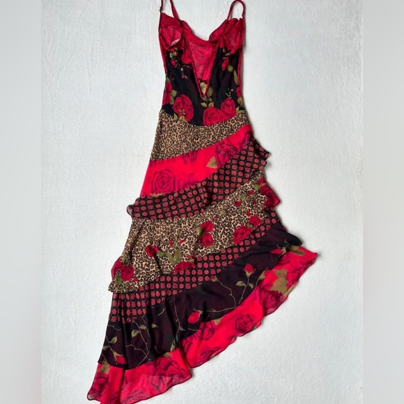 Vintage Victoria’s Secret Tier Rose Maxi Dress - Picture 8 of 12